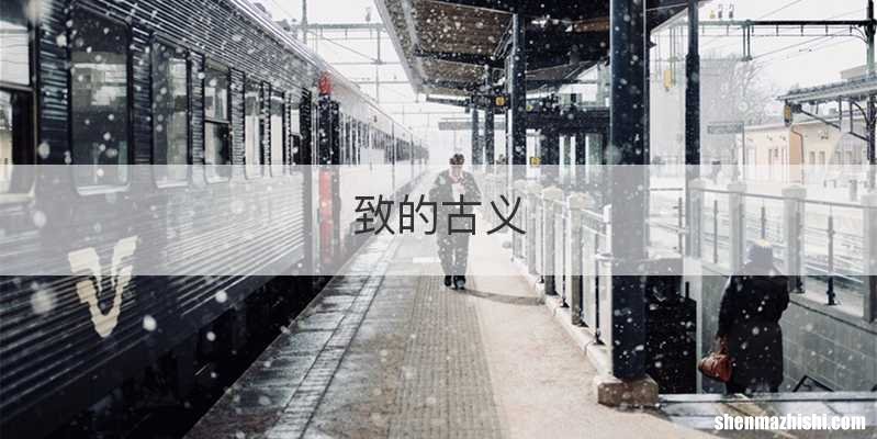 致的古义