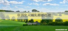 非洲女人哺乳期都吃啥