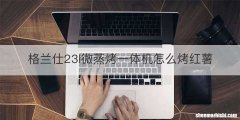 格兰仕23l微蒸烤一体机怎么烤红薯