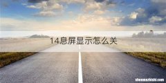 14息屏显示怎么关