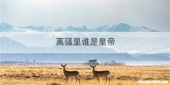 离骚里谁是皇帝