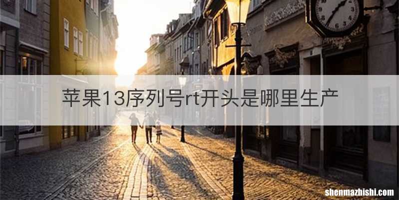苹果13序列号rt开头是哪里生产