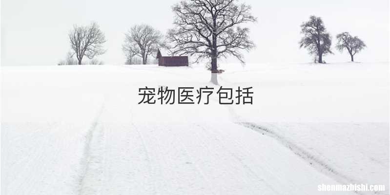 宠物医疗包括