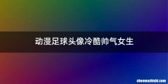 动漫足球头像冷酷帅气女生