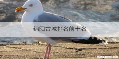 绵阳古城排名前十名