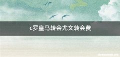 c罗皇马转会尤文转会费