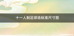 十一人制足球场标准尺寸图