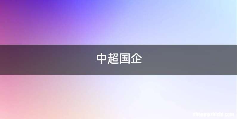 中超国企