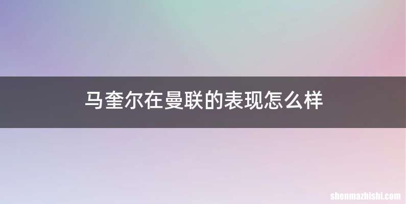 马奎尔在曼联的表现怎么样