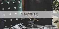 冬押韵的诗句