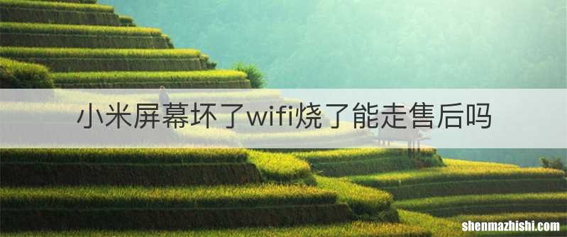 小米屏幕坏了wifi烧了能走售后吗