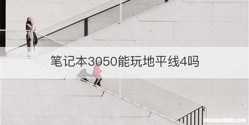 笔记本3050能玩地平线4吗