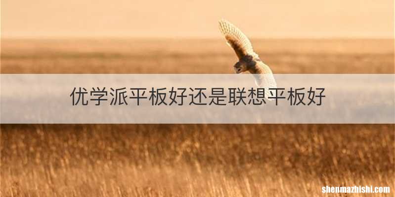 优学派平板好还是联想平板好