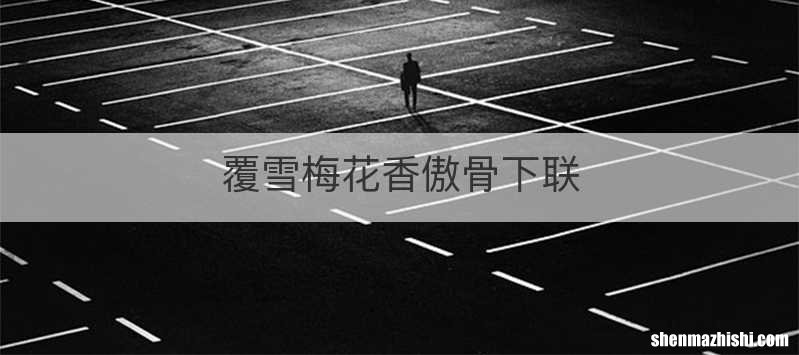覆雪梅花香傲骨下联