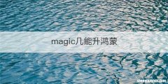 magic几能升鸿蒙