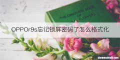 OPPOr9s忘记锁屏密码了怎么格式化