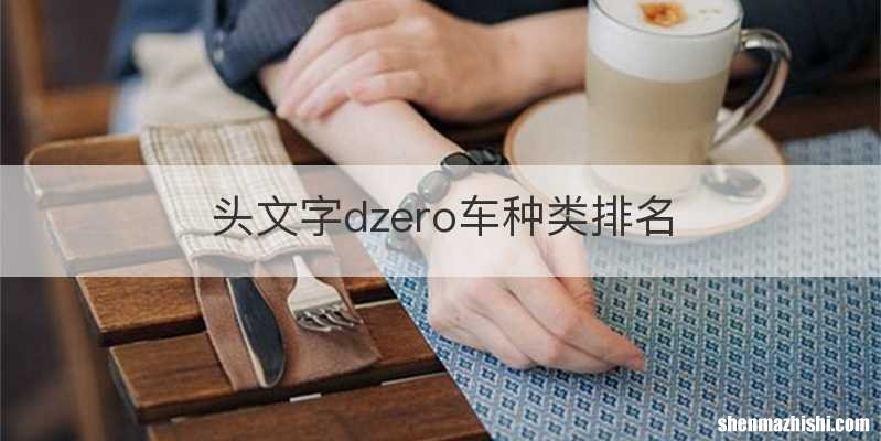 头文字dzero车种类排名
