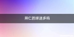 拜仁的球迷多吗