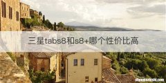三星tabs8和s8+哪个性价比高