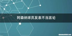 阿森纳球员发表不当言论