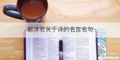 郭沫若关于诗的名言名句