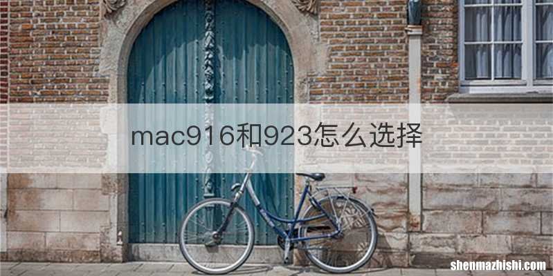 mac916和923怎么选择