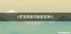 c罗龙凤胎可能是亚洲人