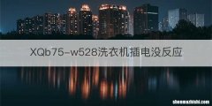 XQb75-w528洗衣机插电没反应