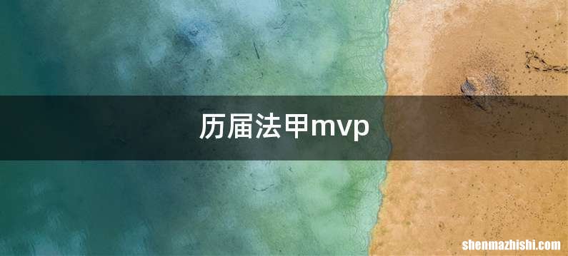 历届法甲mvp