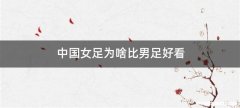 中国女足为啥比男足好看