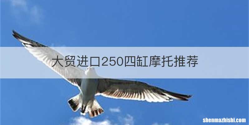 大贸进口250四缸摩托推荐