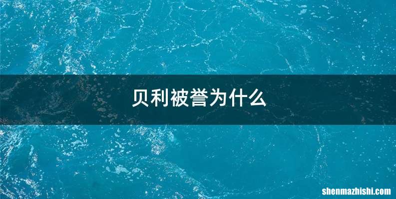 贝利被誉为什么