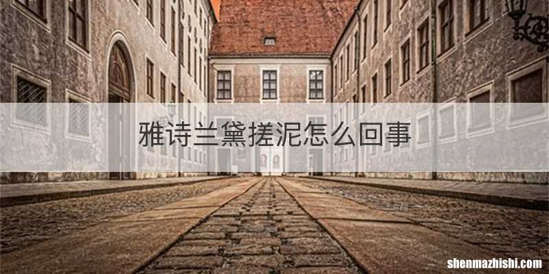 雅诗兰黛搓泥怎么回事