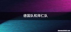 德国队和拜仁队