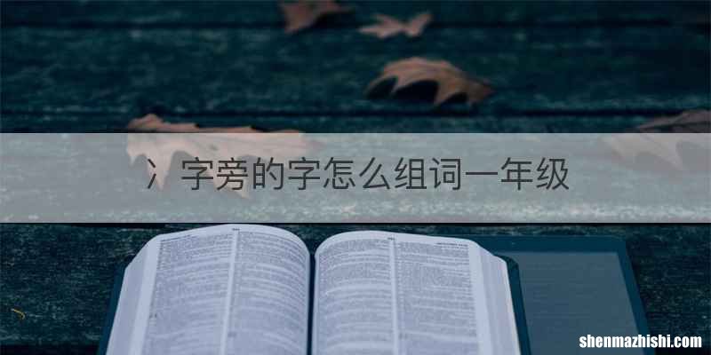 冫字旁的字怎么组词一年级