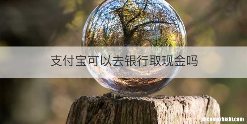 支付宝可以去银行取现金吗