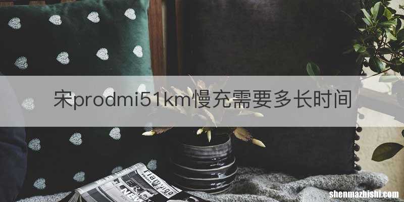 宋prodmi51km慢充需要多长时间