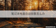 笔记本电脑自动放歌怎么办