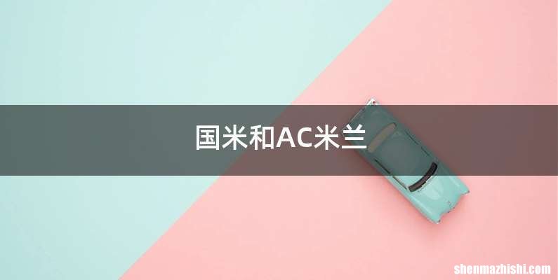国米和AC米兰