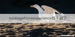 nvidiageforceexperience找不到了
