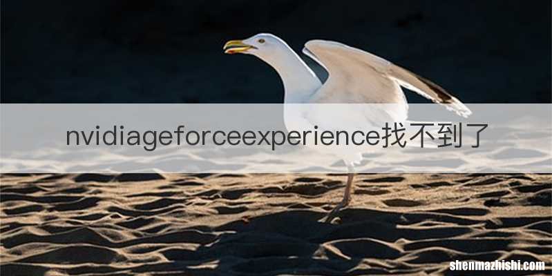nvidiageforceexperience找不到了