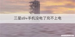 三星s9+手机没电了充不上电