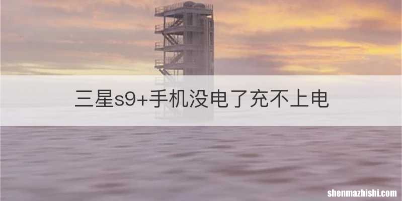 三星s9+手机没电了充不上电