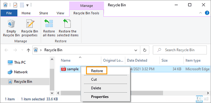 在Windows10上恢复已删除PDF文件的4个选项