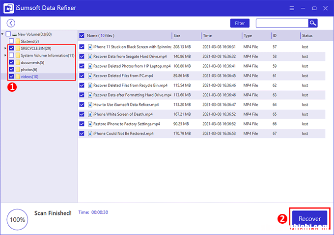系统还原可以恢复Windows10上已删除的文件吗？