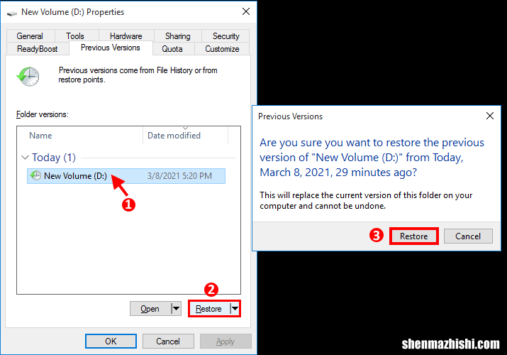 系统还原可以恢复Windows10上已删除的文件吗？
