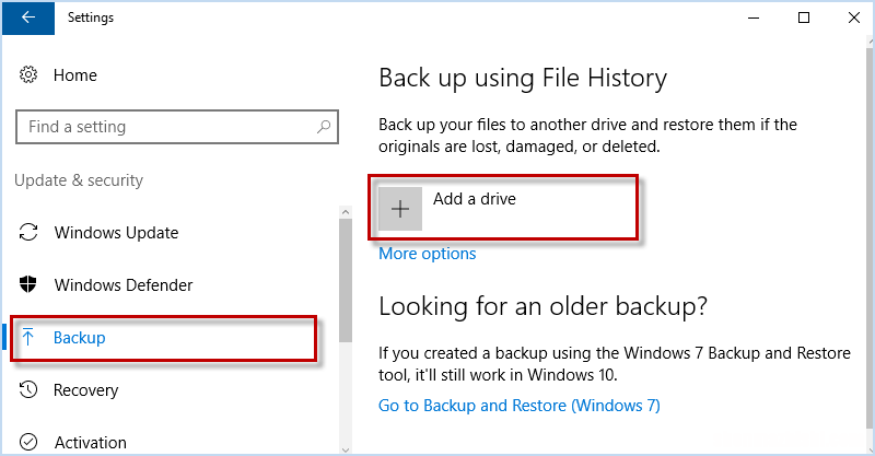 如何将Windows10系统和数据备份到USB闪存驱动器