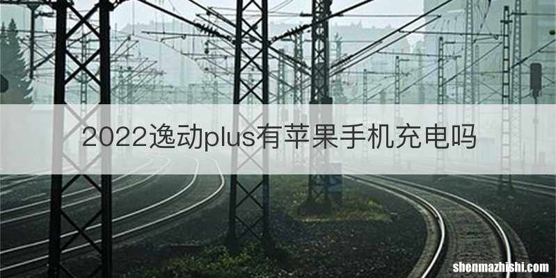 2022逸动plus有苹果手机充电吗