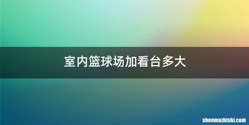 室内篮球场加看台多大