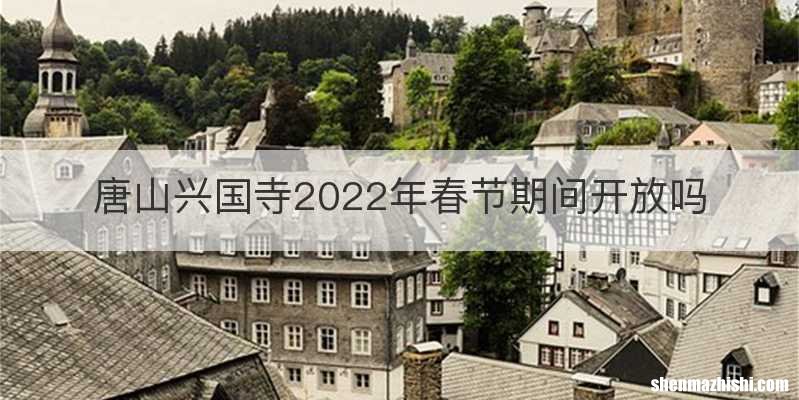 唐山兴国寺2022年春节期间开放吗